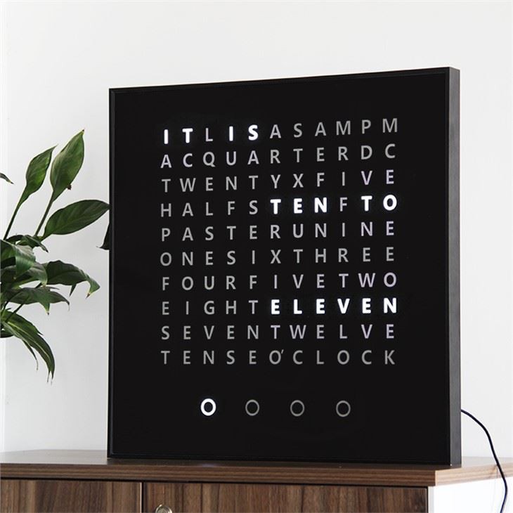 led word clock for home