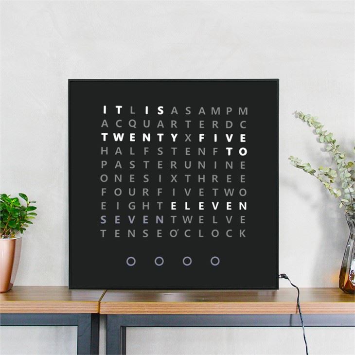 led word clock wall clock